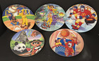Vintage Lot Of 5 Mcdonald s 9 1 2  Plastic Collector Plates 1996-2007