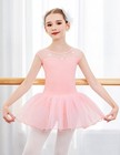 Tutu For Toddler Girls Ballet Leotards Sparkly Sleevesless Mesh Dance Dress B   