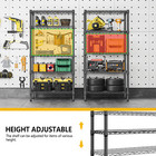 Heavy Duty 5-tier Wire Shelving Rack Storage Metal Shelf Garage Kitchen Holder