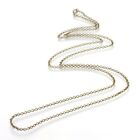 Antique Brass Bronze 30  75cm Long Round 3mm Rolo Link Chain Necklace