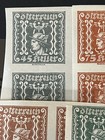 German Austria - First Republic  Mercury Head Newspaper Stamps - Mnh Blocks