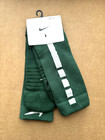 Nike Elite Basketball Cushion Socks Green White Large 8-12 Ps0003 342 New