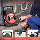 Drain Cleaner Machine Electric Drain Auger 100ft X 1 2 In Auto Feed Sewer Snake