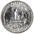 1961 D Washington Quarter Bu Uncirculated Mint State 90  Silver 25c Us Coin