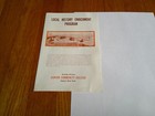 Vtg Auburn Ny Community College History Program Brochure Owasco Stockade Groat