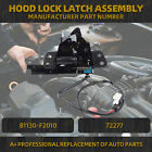 Hood Lock Latch Assembly For Hyundai Elantra Sedan 2 0l 2017-2018 81130f2010