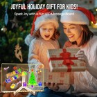 Led Note Board With Colors     Acrylic Dry Erase Board With 10 Light Modes  7 F   