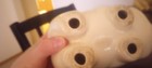 Vintage Mid Century Ceramic Pig Bank American Bisque Pottery Pastel Pink Yellow 
