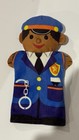Melissa And Doug Police Officer Hand Puppet Blue Uniform Pretend Play Toy