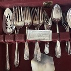 50 Pc Set   1847 Rogers Bros Silverplate Flatware  Silverware In Box