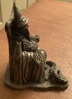 Myth   Magic Tudor Mint The Jovial Wizard Cc02 - Collector s Club Pewter Piece