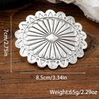 Western Cowboy cowgirl Jewelry Concho Hair Barette