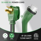 50 Amp 30 Feet Rv Power Cord  Heavy Duty 6 3   8 1 Gauge Stw 50a Generator Co   