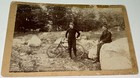 Rare Antique Victorian American Outdoor Men  Bicycle  Cycling Cabinet Photo  Us 
