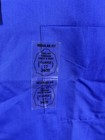 New Van Heusen Dress Shirt Men s Lux Sateen Balard Blue No-iron Xl 17 34-35