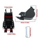 200mm Narrow Bucket Attachment For Mini Excavators Small Digger Accessory