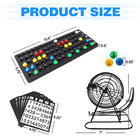 Deluxe Bingo Game Set W roller Cage  75 Bingo Balls  Board  18 Cards 150 Chips