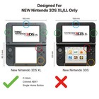 For New 2015 Nintendo 3ds Xl ll Clear Crystal Hard Shell Protective Case Cover