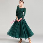 Ballroom Standard Dance Maxi Performance Dress Competition Waltz Tango Dress