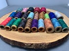Vintage Multicolor Sewing Thread Spools Set Of 24 For Crafting   Quilting