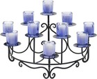 Mini Spandrels Wrought Iron Hearth Fireplace Candelabra