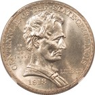 1918 Illinois Commemorative Half Dollar - Ngc Ms-64  Fresh   Premium Quality 