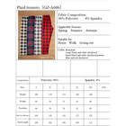 4 Pack Checkered Pajama Pants Soft Casual Loungewear Bottoms Home Wear S-2xl