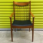 Mid Century Modern Danish Teak Arne Vodder Sibast Set Of 5 Model 422 Chairs