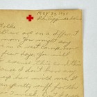 1945 Wwii Postcard Army Post Soldiers Letter Philippians American Red Cross Vtg