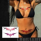 Charlnet 24 Pcs Waist Temporary Tattoos For Women Ladies - 9 Large Sheets Realis