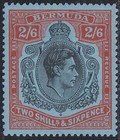 Bermuda Stamps Aug 1950 2 6  Reference Issue 9  Mnh P13 2x13 Sg117c  Cv   12