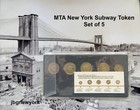 New York Transit Museum Subway 5 Set  In Original Packaging W mta Token Guide  6