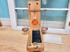 Vintage 1935 Hammel   Riglander German Portable Brass Apothecary Scale Balance