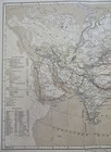 Asia Japan Korea Qing China British India Russia Arabia Persia 1875 Flemming Map