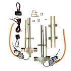 Vintage Car Street Hot Rat Rod Flat Glass Power Window Kit U Wire It 2 Door Kit