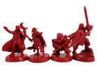 Heroquest  4x Hero Minis   Cards New  
