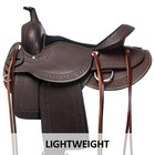 Western Horse Saddle Premium Dark Brown Leather Hand Tooled Trail Riding Tack