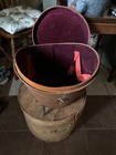 Antique Leather Hat Box