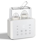 Double Bottle Warmer  11-in-1 Quick Baby Bottle Warmer With Timer For 2 Bottles