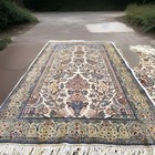 4 5x6 9 Antique Finest Veg Dye Turkish Vintage Serapi Ushak Heriz Rug Caucasian 