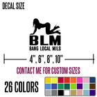 Blm Bang Local Milfs Funny Diecut Vinyl Window Decal Sticker Car Truck Suv   110