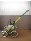 Vtg Child Baby Stroller By Columbia Tuk-a-way Metal   Folding 1940 s Great Shape