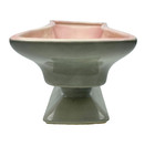 Vintage Royal Windsor Pottery Planter Pink Grey Pedestal Base Ceramic Pot
