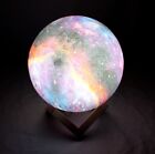 Led Galaxy Lamp 3d Star Moon Night Light 7 1 Inch 16 Colors Changing With Remote