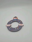 Vtg  Sevi Hand Painted Wooden Alphabet Letter 3 To 4    Clown Child Baby Decor    o 