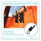 24v Feedback Linear Actuator  4 -24  Stroke  2000 Lbs Force  - Pa-17-24vdc Model