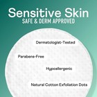 80 Count Swisspers Premium Cotton Facial Pads 2 Distinct Raised Textured Surface
