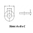 M2 M2 5 M3 M4 M5 M6 M8 M10 - M36 Form G Wide Thick Flat Washers Stainless Steel