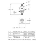 Box Of 150 - Cable Lashing Wire Clamps  Maclean Msi Si-2175 - Line Hardware