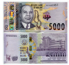 2021-2024 Malawi 5000 Kwacha P 71 Unc New Banknote